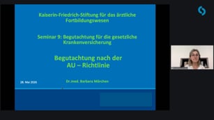 Begutachtung nach der AU-Richtlinie