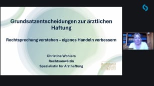 Fallbeispiele in Grundsatzentscheidungen zur ärztlichen Haftung