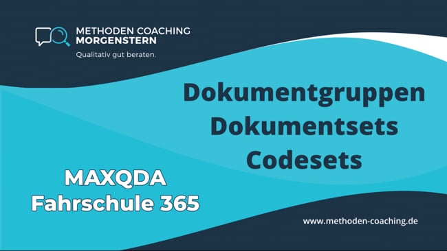 Dokumentgruppen & Sets in Analysen einbeziehen