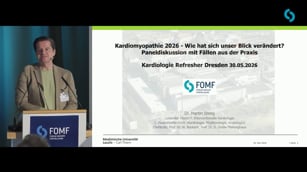 Kardiomyopathie 2026 - Wie hat sich unser Blick verändert? Paneldiskussion mit Fällen aus der Praxis