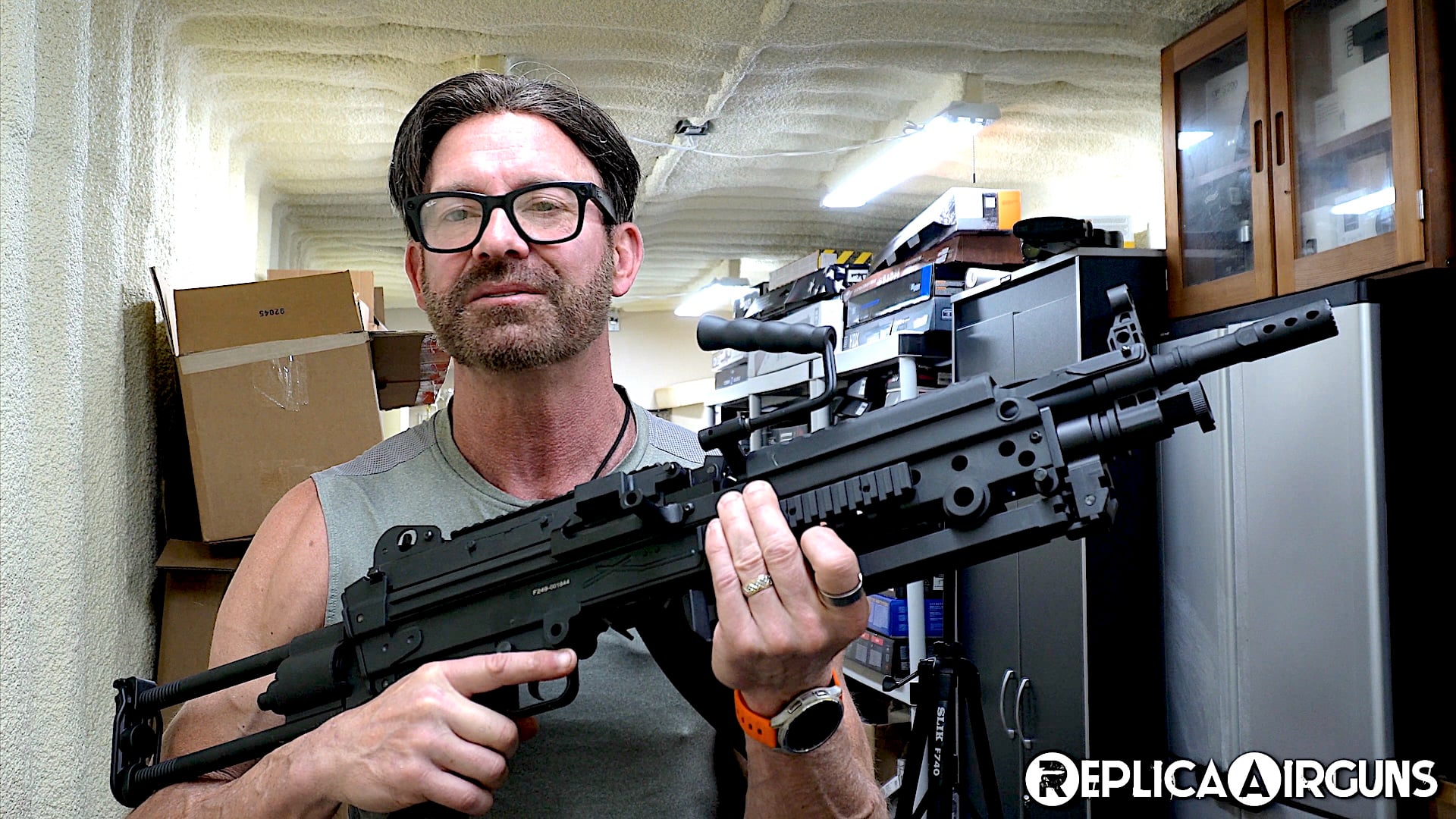 Specna Arms SA-F249 FN Machine Gun AEG Airsoft Rifle Field Test Review