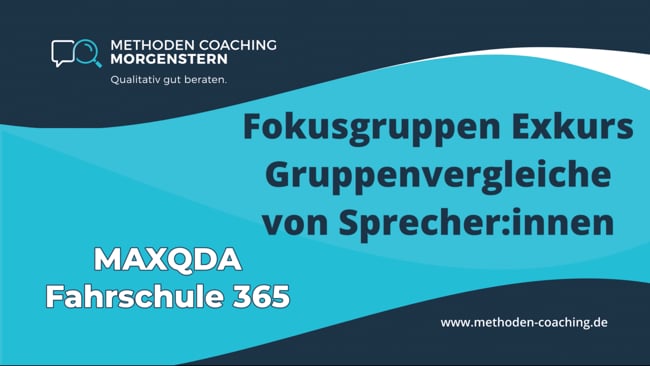 Gruppen von Sprecher:innen vergleichen