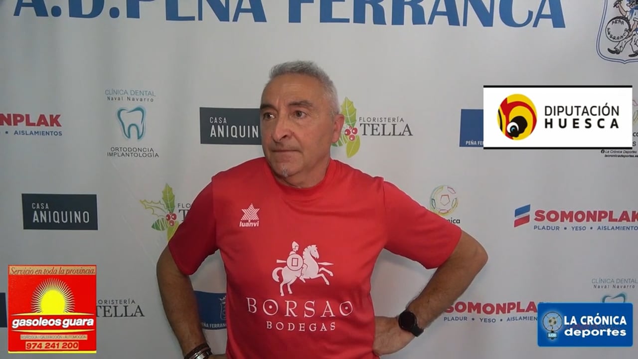 PEDRO CERDÁN (Entrenador Borja) Peña Ferranca 2-2 SD Borja / Jor. 34- Preferente Gr 1