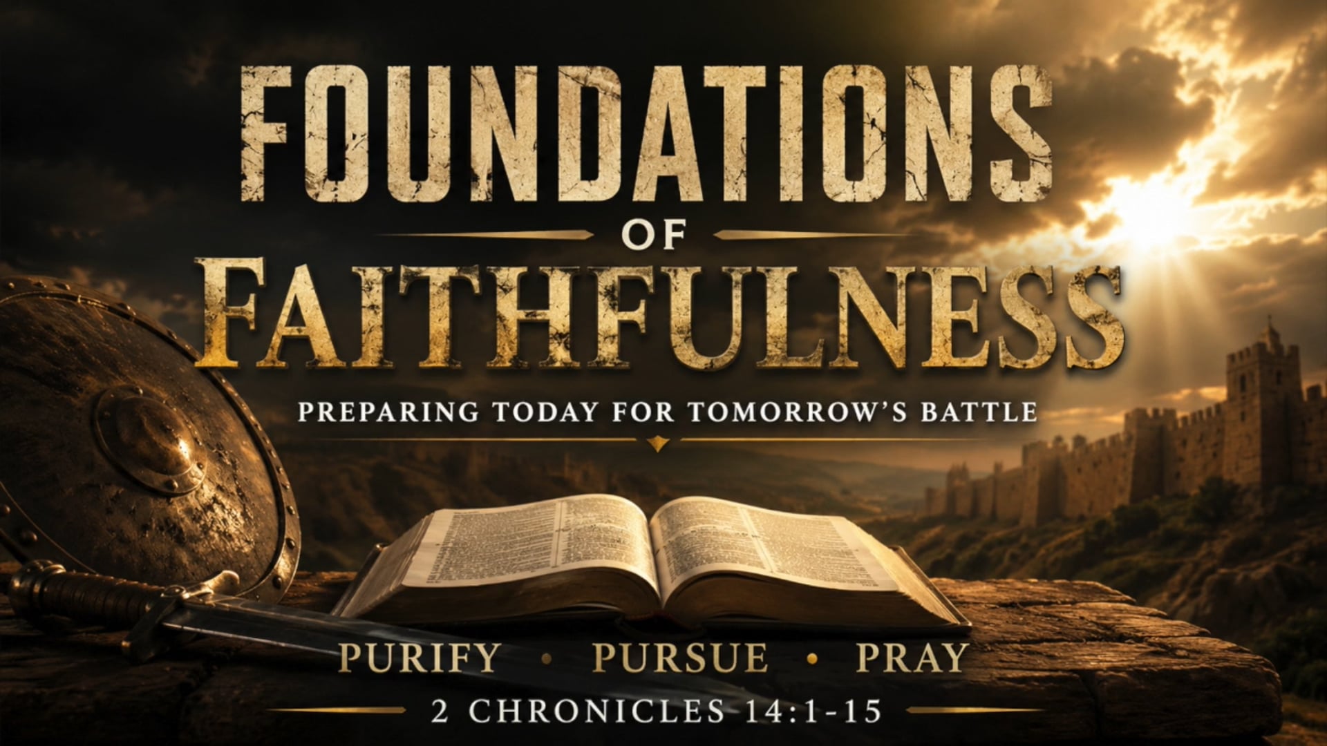 2 Chronicles 14:1-15 (Foundations of Faithfulness)