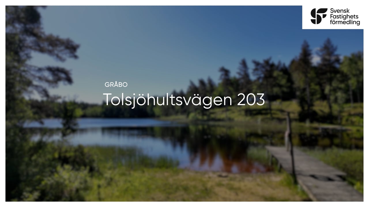 3 rum Villa på Tolsjöhultsvägen 203 Tolsjöhult Lerums kommun - video