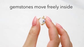 .60 ct. t.w. Multi-Gemstone Heart Charm in 18kt Gold Over Sterling
