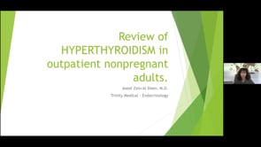 Hyperthyroidism in Outpatient Nonpregnant Adults