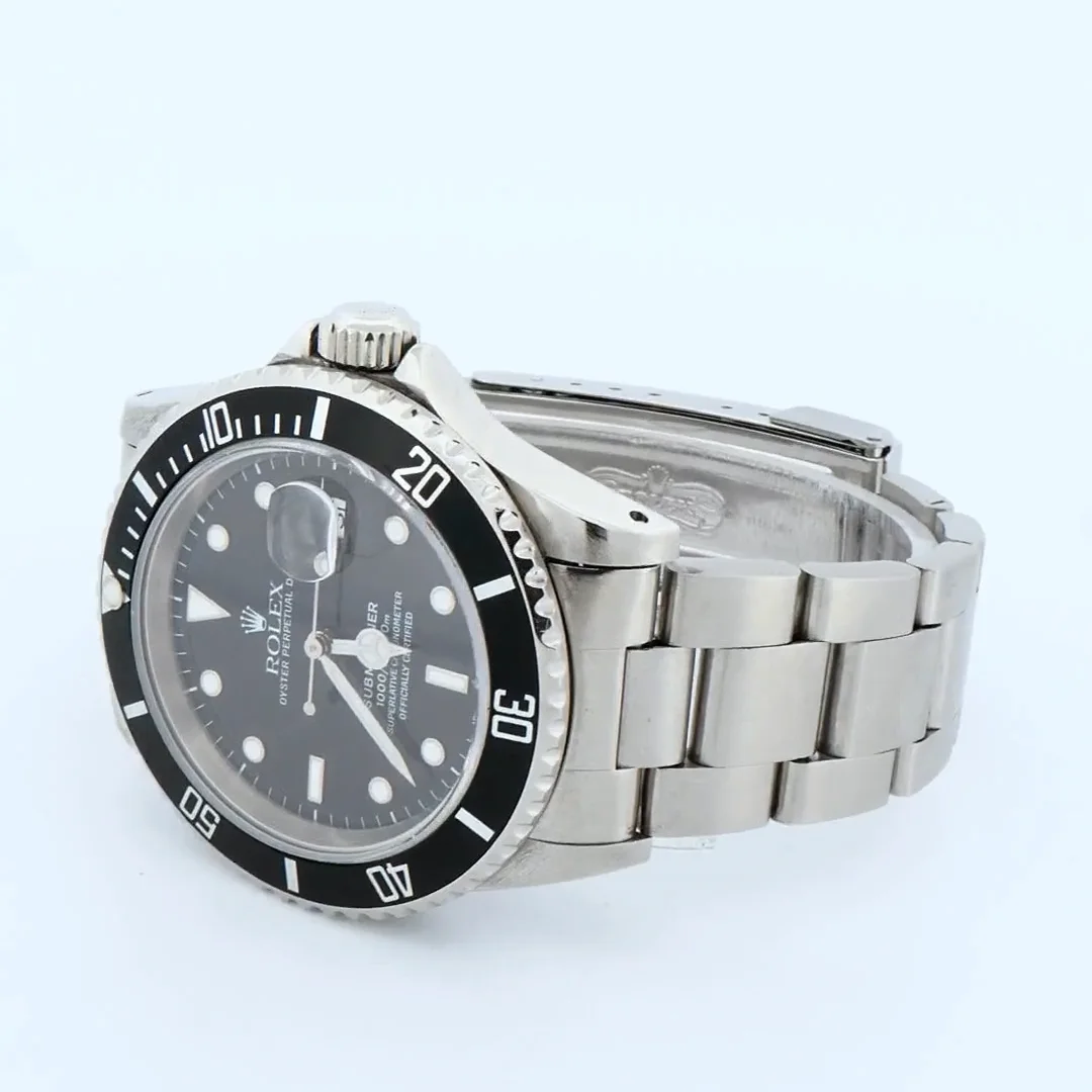 Used Rolex Submariner 16610 Stainless Steel Black W530241