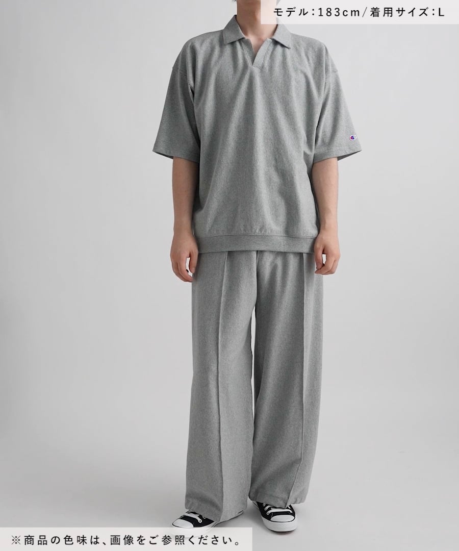 Champion/チャンピオン】別注スキッパースウェットT＜セットアップ着用