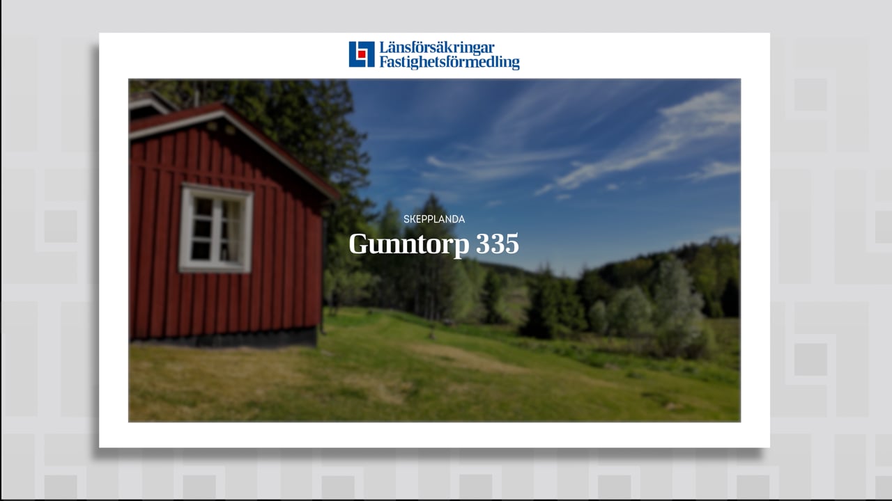 3 rum Gård/skog på Gunntorp 335 Skepplanda Ale kommun - video