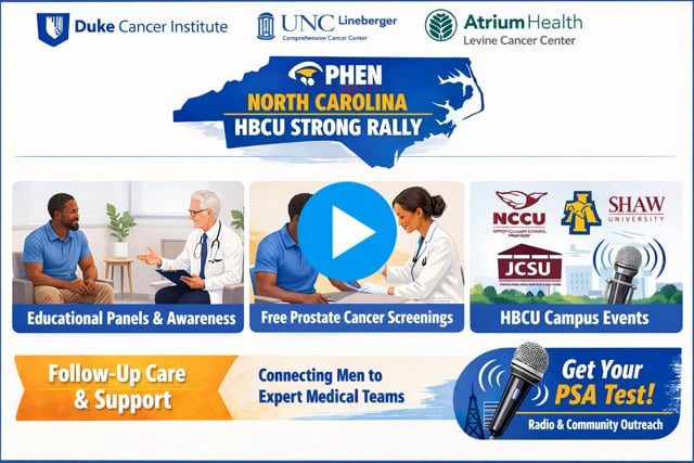 PHEN North Carolina Prostate Cancer Community Rallies