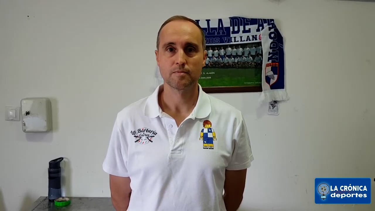 JESÚS DOMÍNGUEZ (Entrenador Alagón) Villa de Alagón 3-0 Olvega SD / Jor. 34 - 1ª Regional Gr 3 / Fuente: Facebook Alagón Deportivo