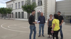 La millora i naturalització dels patis de l'escola Empúries, aquest estiu