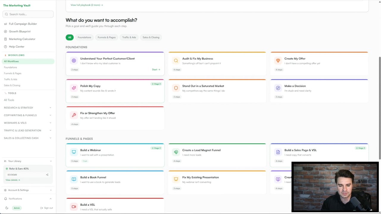 The Marketing Vault demo video thumbnail