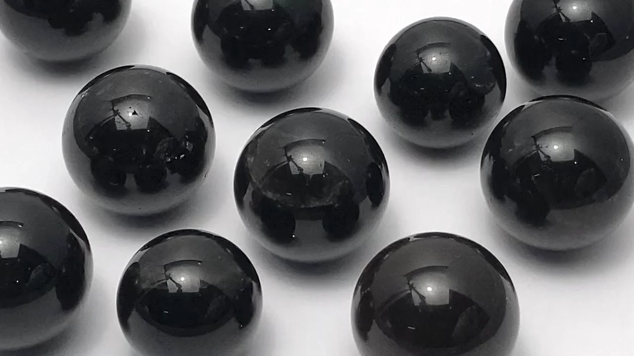 モリオン（黒水晶） スフィア・ラウンド20mm 1個｜天然石ビーズの卸