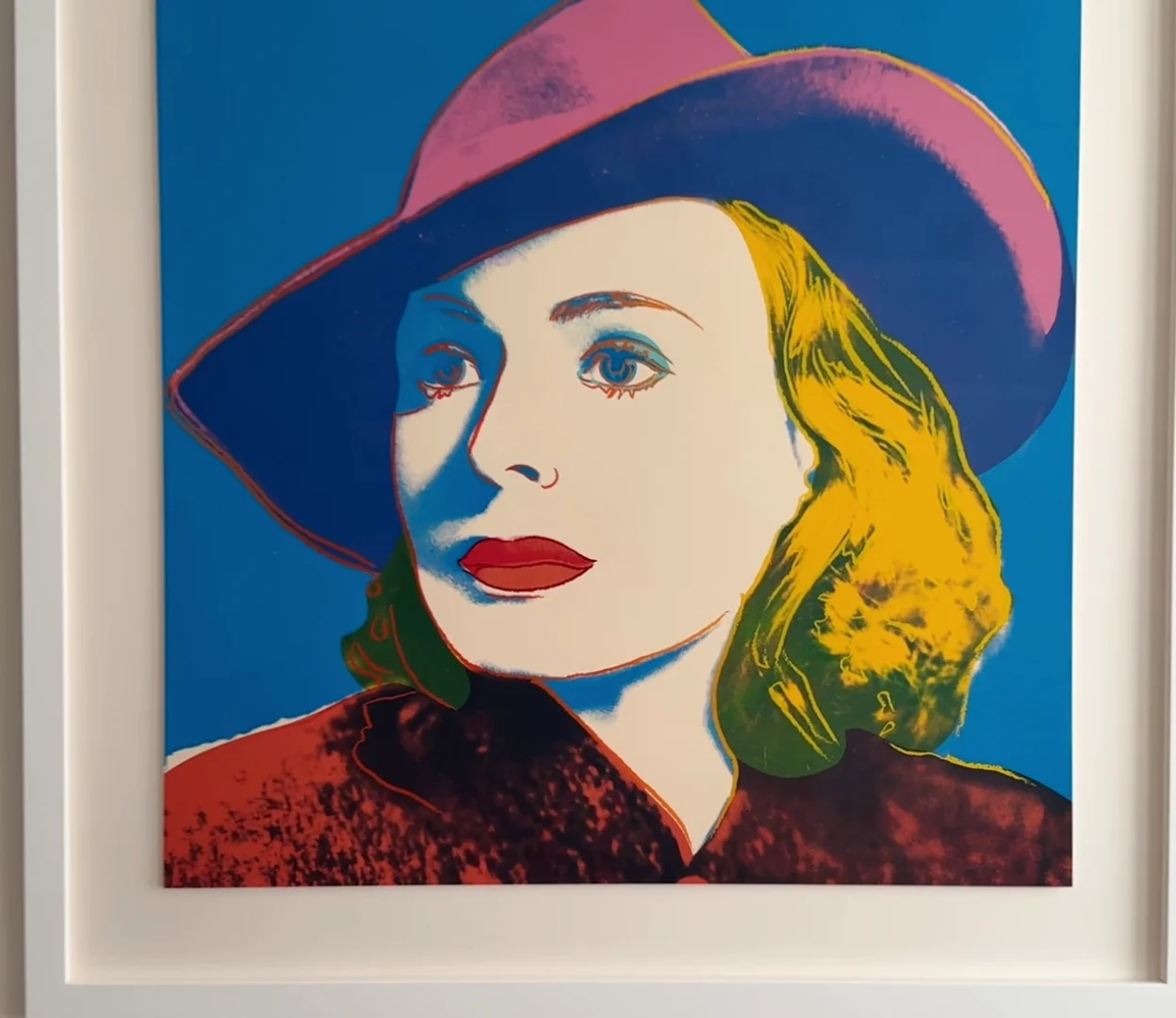 Andy Warhol | Ingrid Bergman with hat (1983) | For Sale | Artsy
