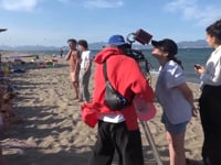 Joan Dausà grava el seu nou videoclip a Sant Martí d'Empúries