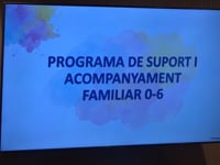 La transició de la llar d'infants a l'I3 estrena el programa de Suport i Acompanyament Familiar 0-6 anys
