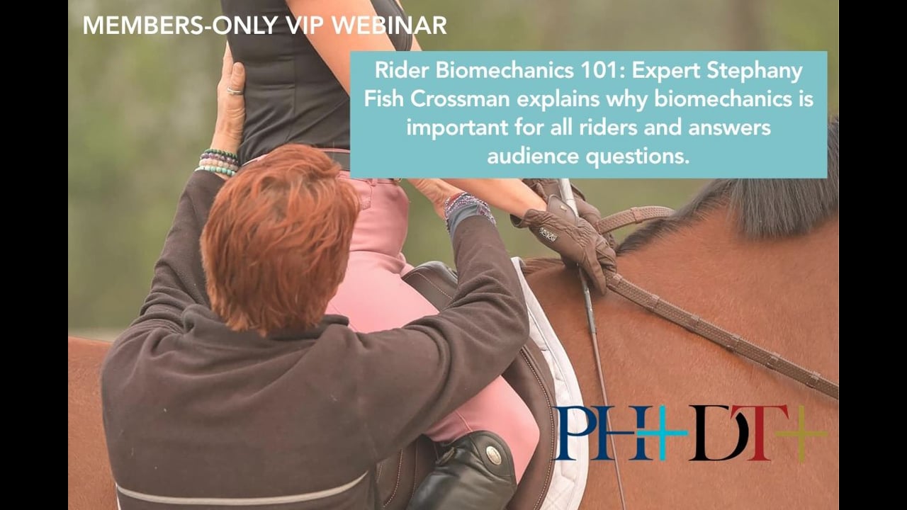 Members-Only VIP Webinar | Rider Biomechanics 101