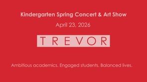 Kindergarten Spring Concert 2026