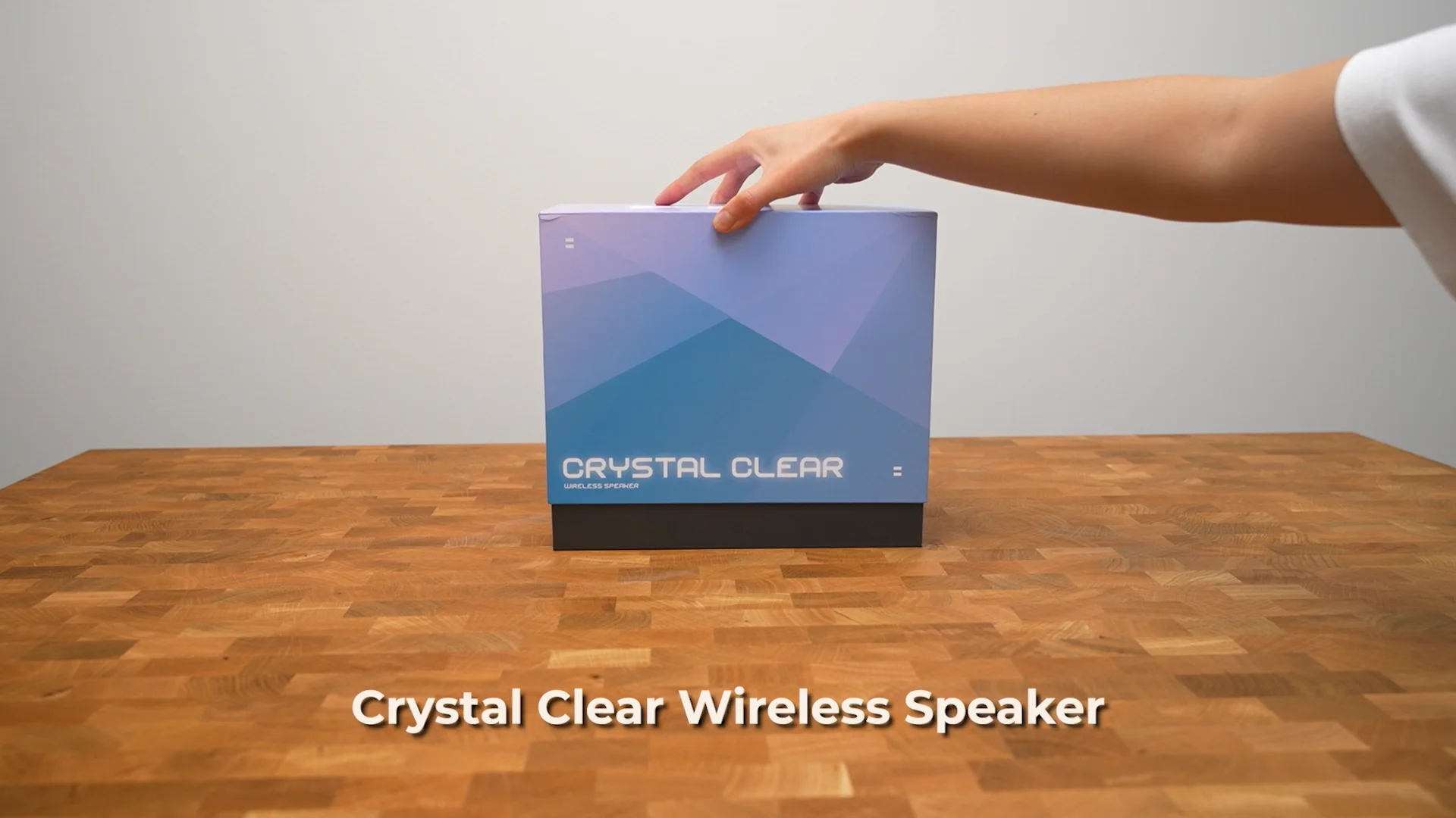Crystal Clear Wireless Speaker - HPG Brands