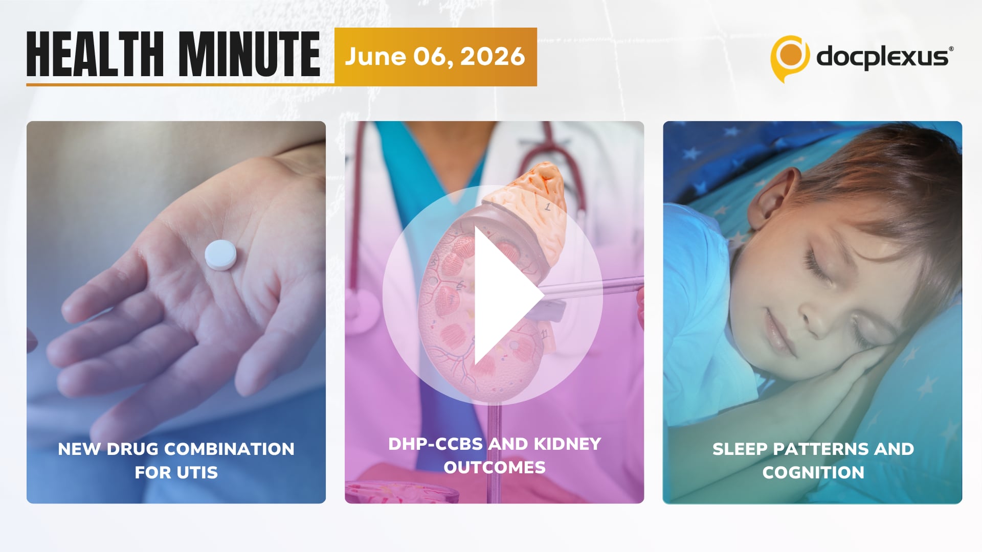 Latest Medical Updates: UTI Therapy, Kidney Outcomes & Sleep Research