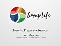 Students: How to Prepare a Sermon
