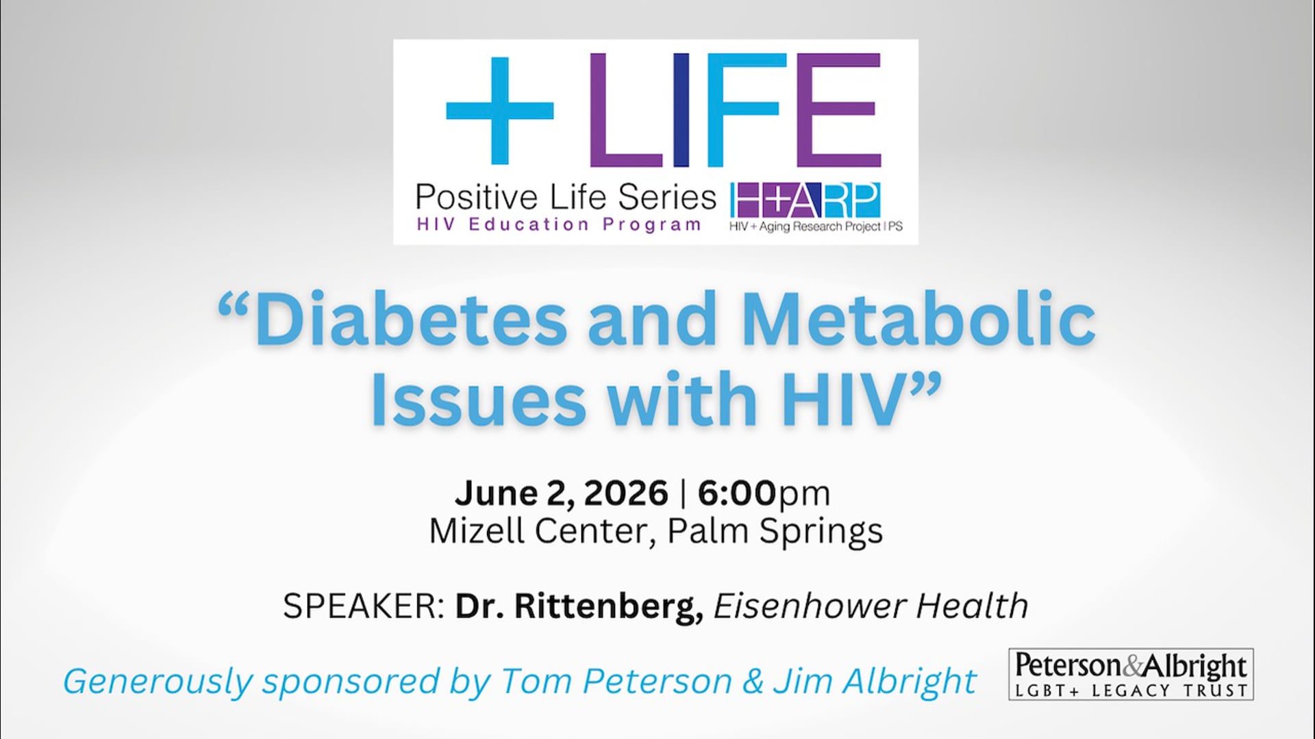 Diabetes and Metabolic Issues & HIV