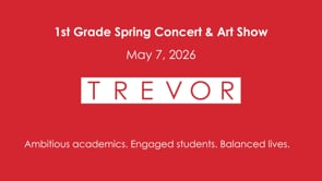 1st Grade Spring Concert 2026