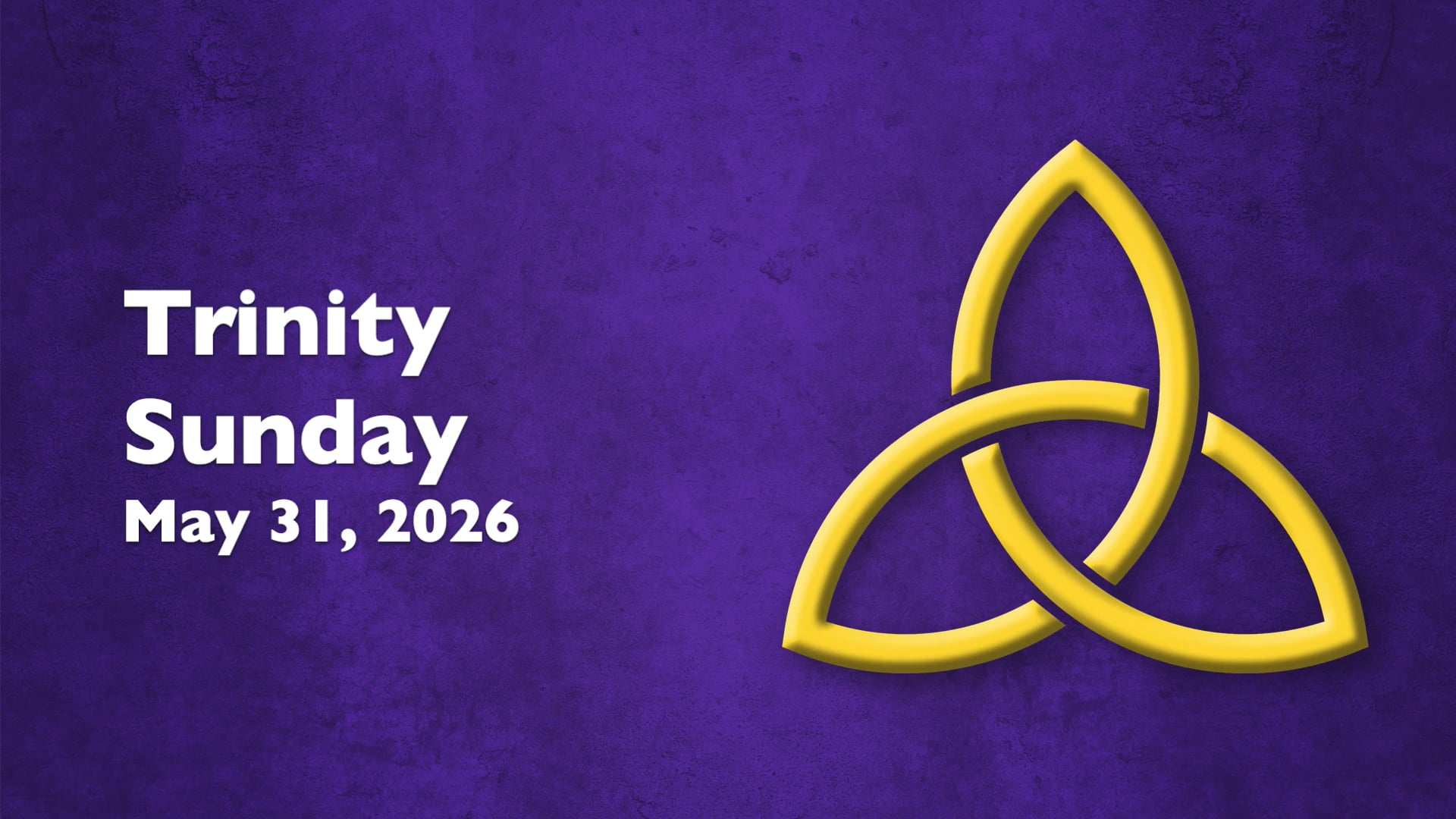 WCCA Trinity Sunday - May 31, 2026