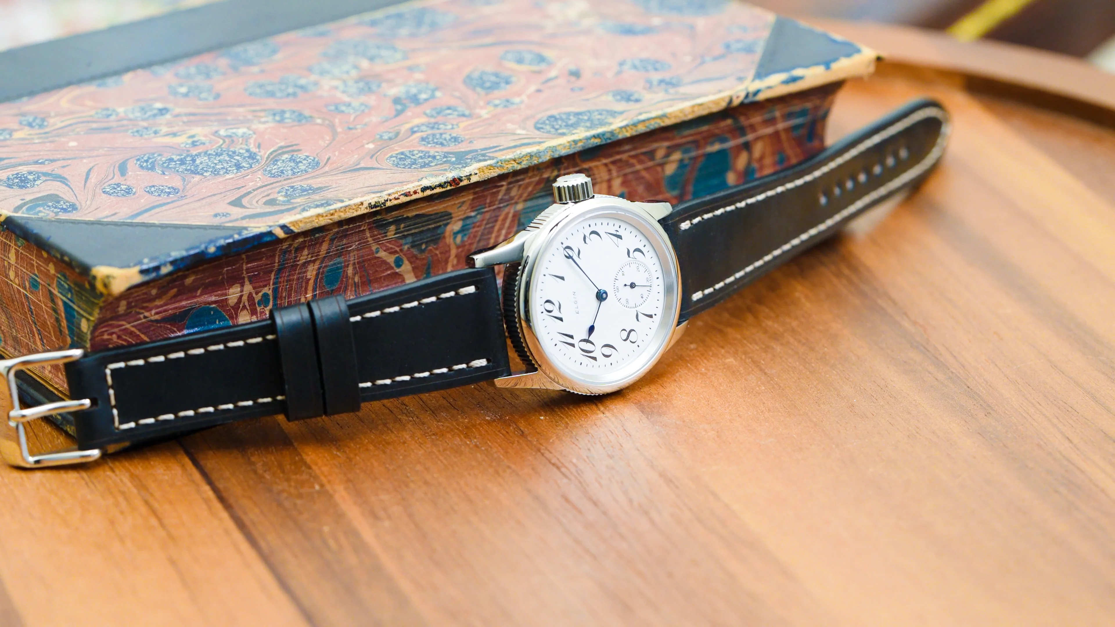 Elgin pocket watch conversion — Frett & Co Clockworks