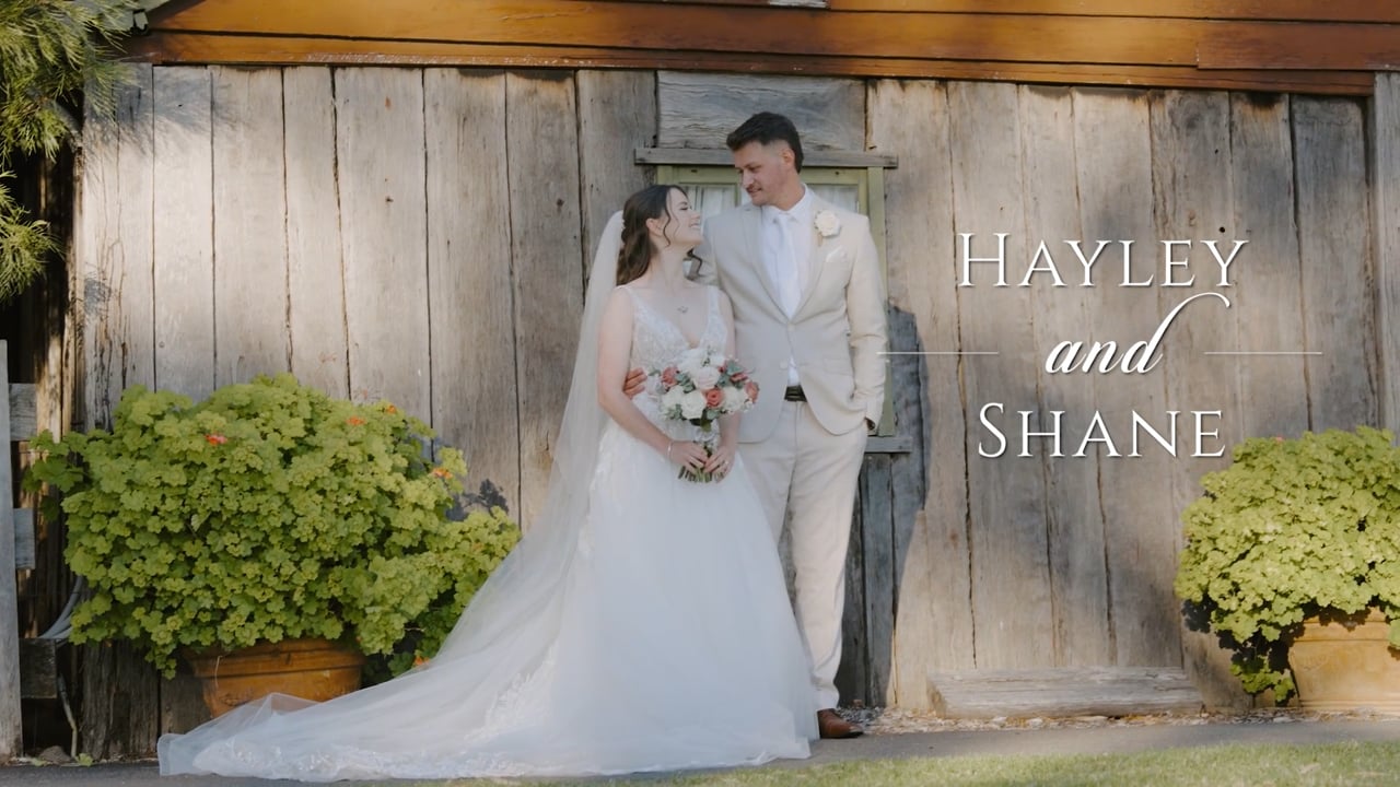 Gledswood Homestead & Winery Wedding Video, Sydney - Hayley and Shane