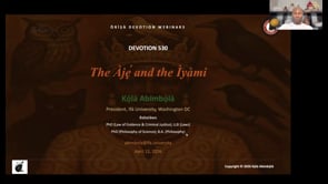 #530 The Àjẹ́ and the Ìyàmí