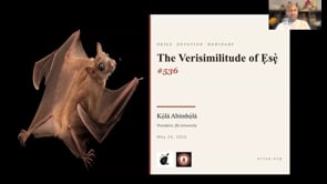 #536 The Verisimilitude of Ẹsẹ̀