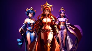 3 Queen Oriental Wild