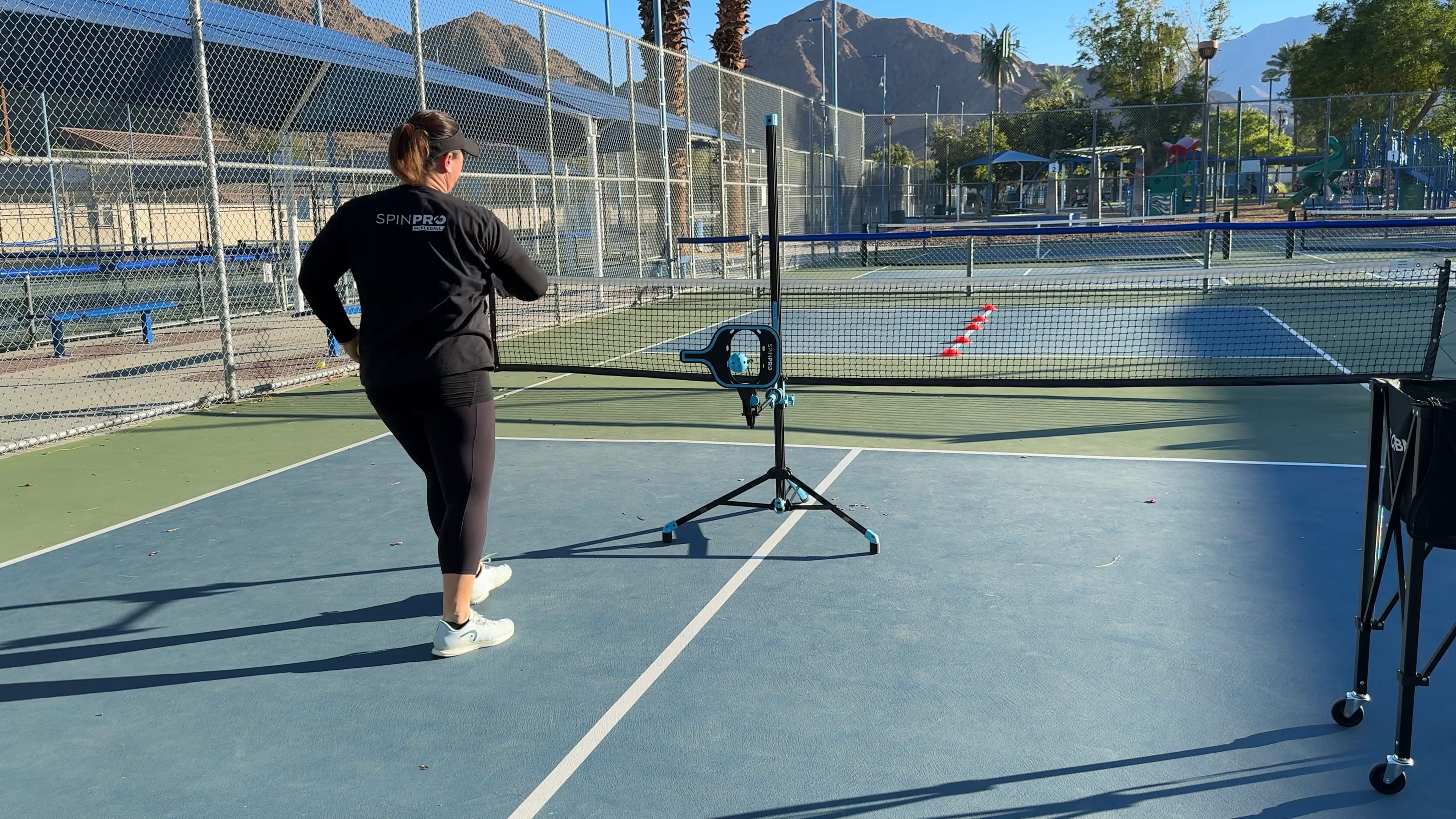 How To Drill Topspin Drive On Pickleball SpinPro