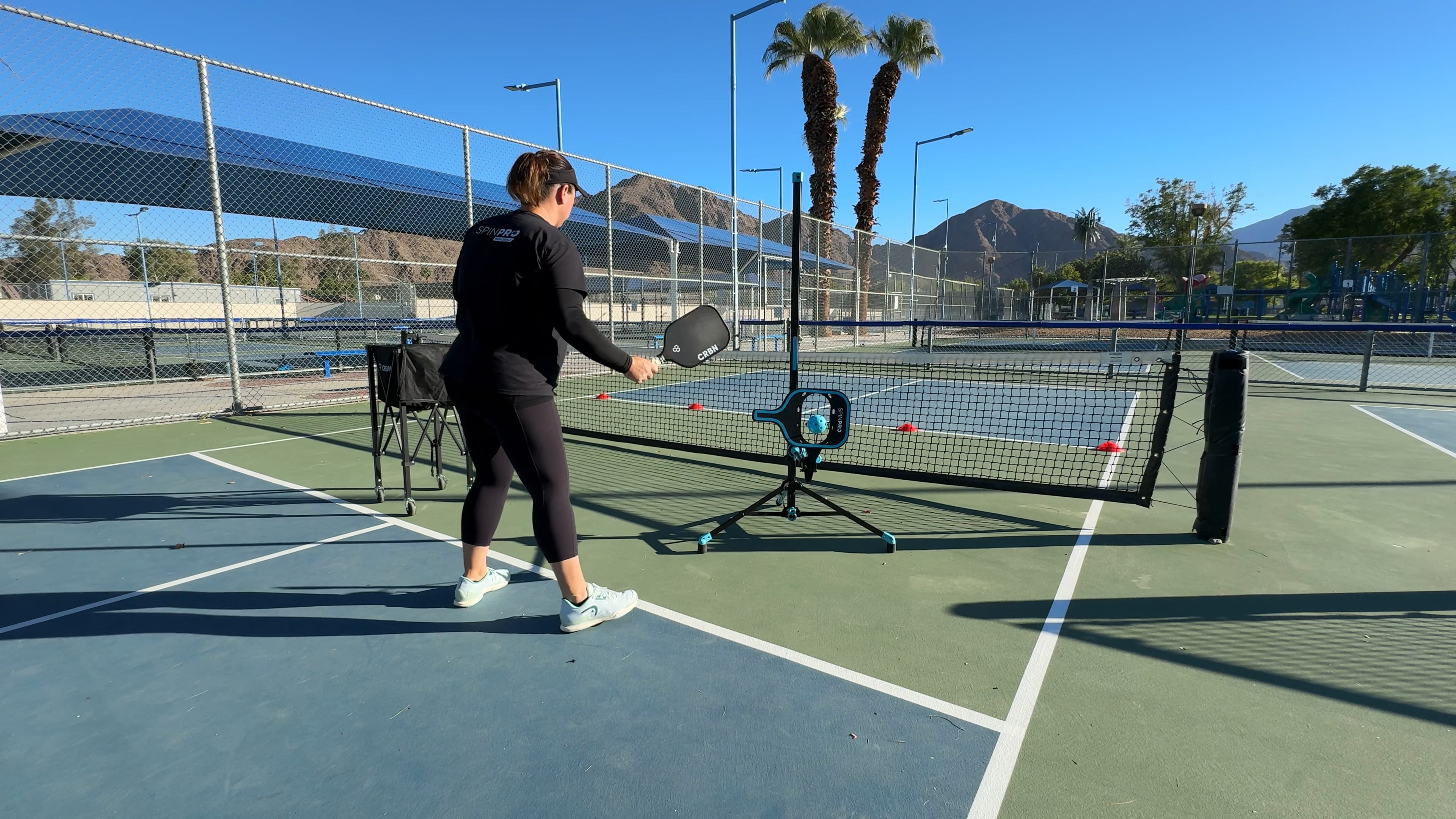 How To Drill Topspin Dink On Pickleball SpinPro