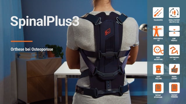 SpinalPlus 3 - Wirbelsäulenaufrichtende Orthese