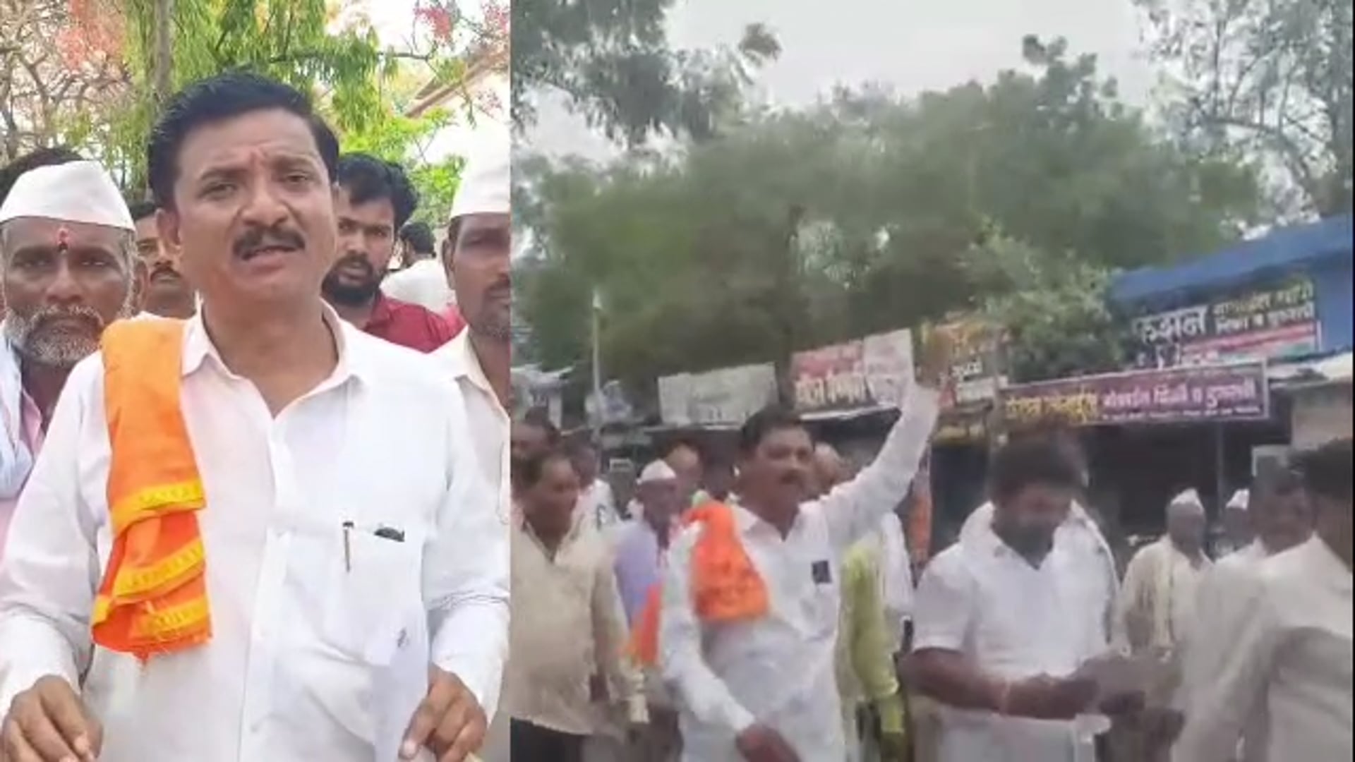 थकीत ऊस बिलासाठी निलंग्यात हलगी आंदोलन,ऊस बील लवकरात लवकर द्या,अन्यथा आत्मदहन करू शेतकऱ्यांचा इशारा