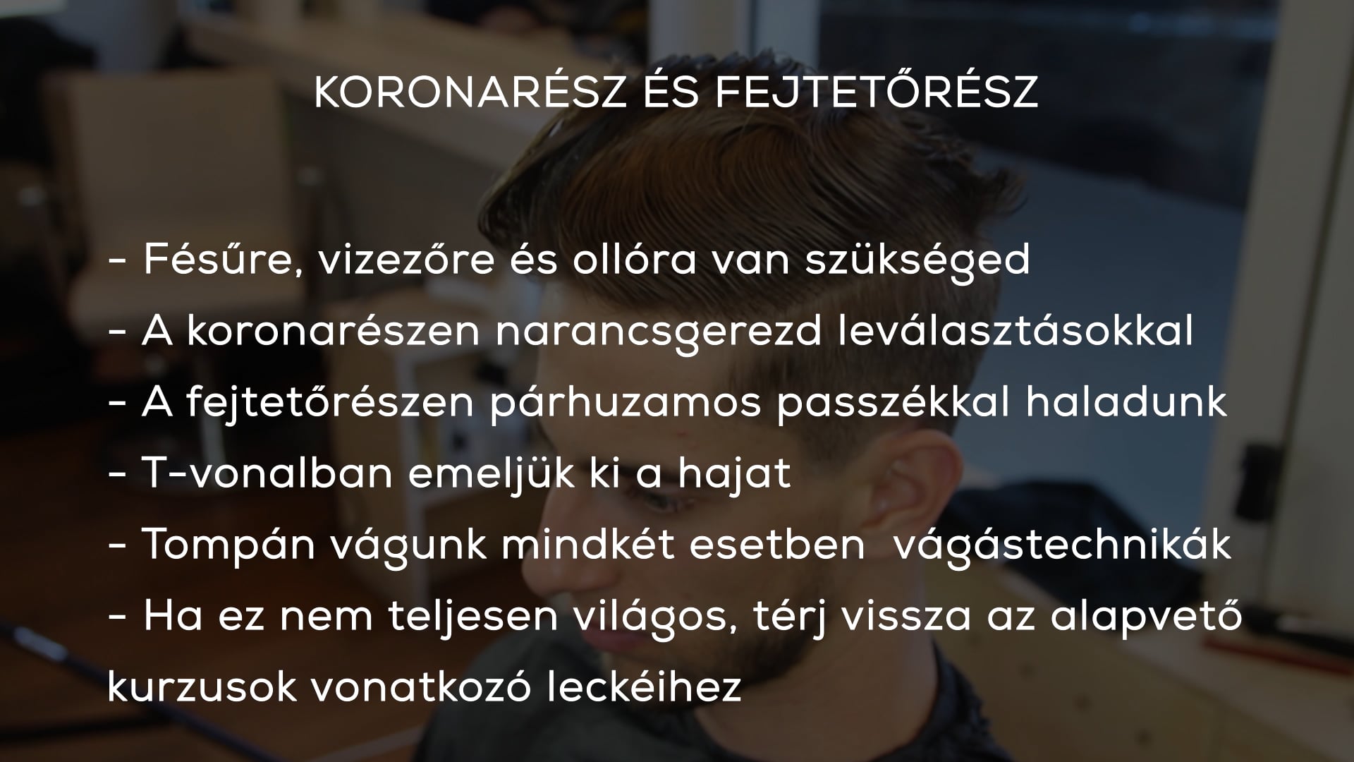 ROUND fejformakövető rövid forma 3. rész