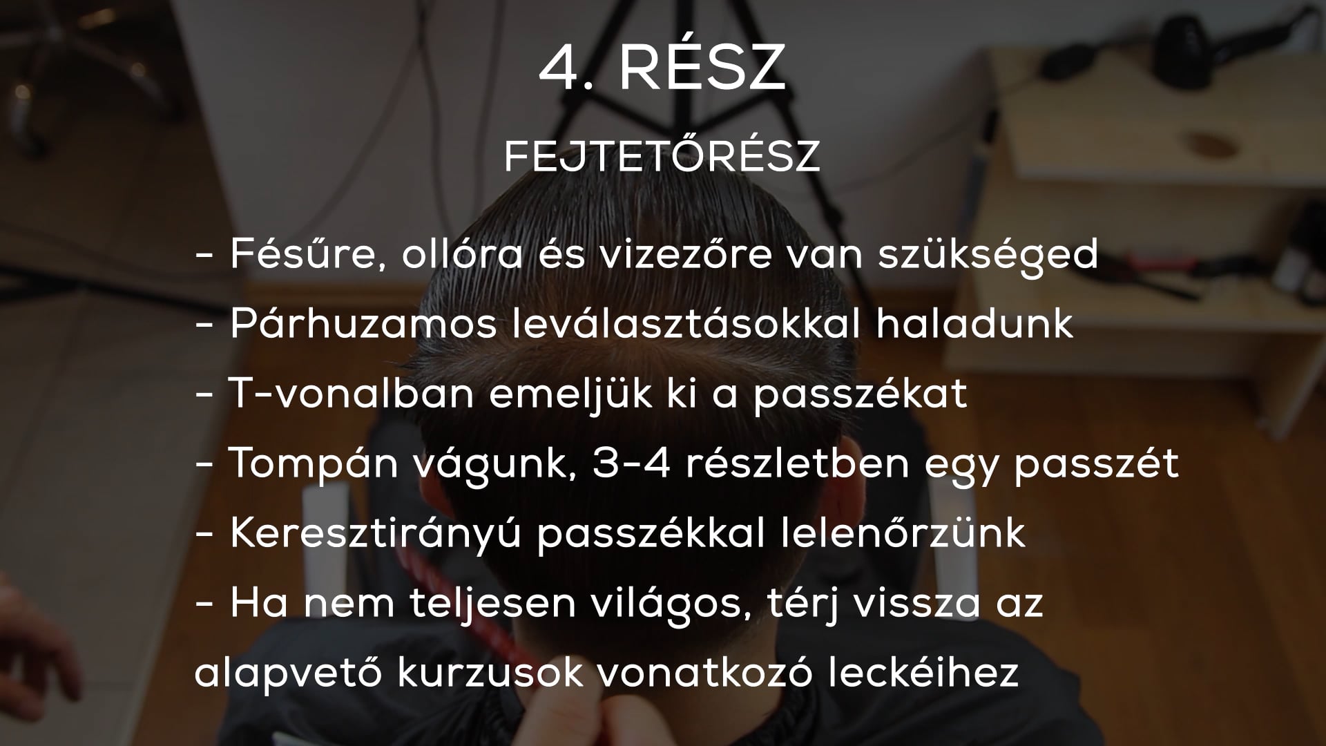 ROUND fejformakövető rövid forma 4. rész