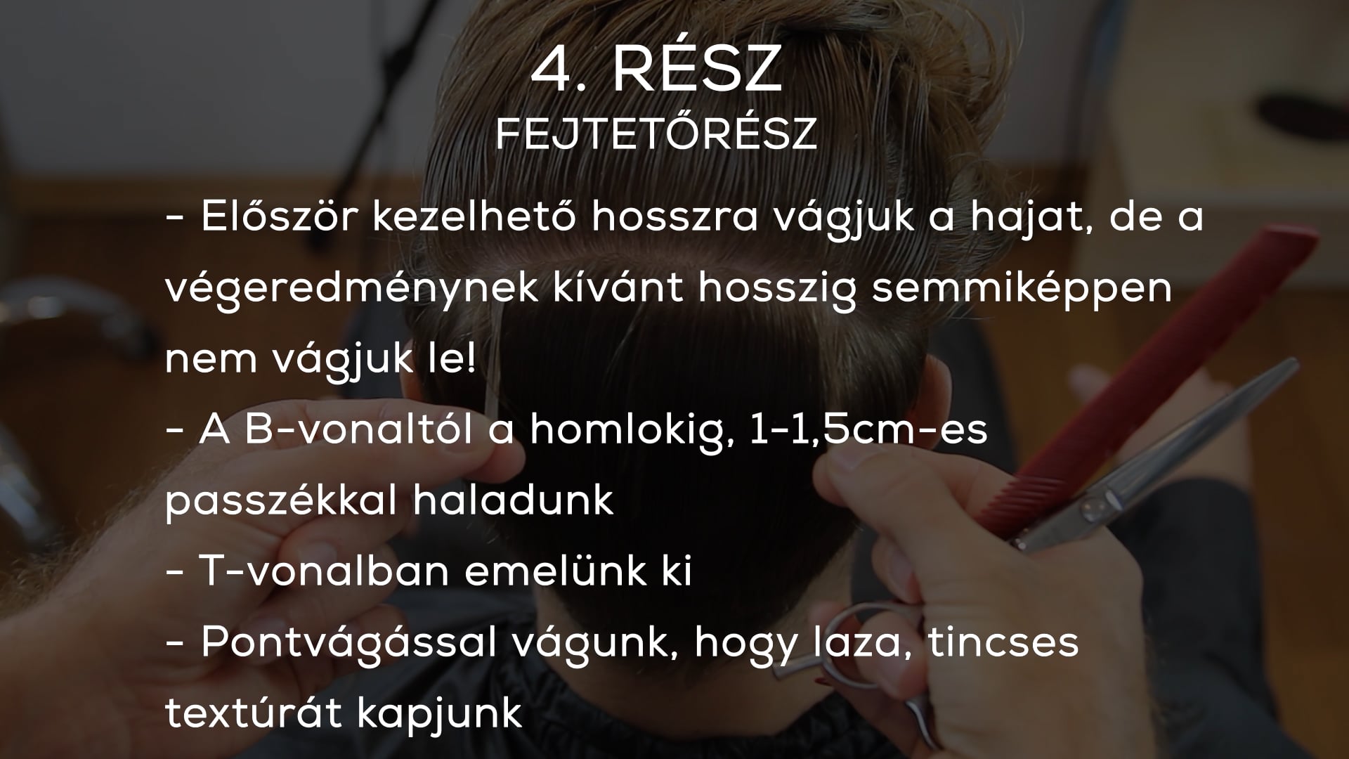 LOOSE rövid laza tincses forma 4. rész