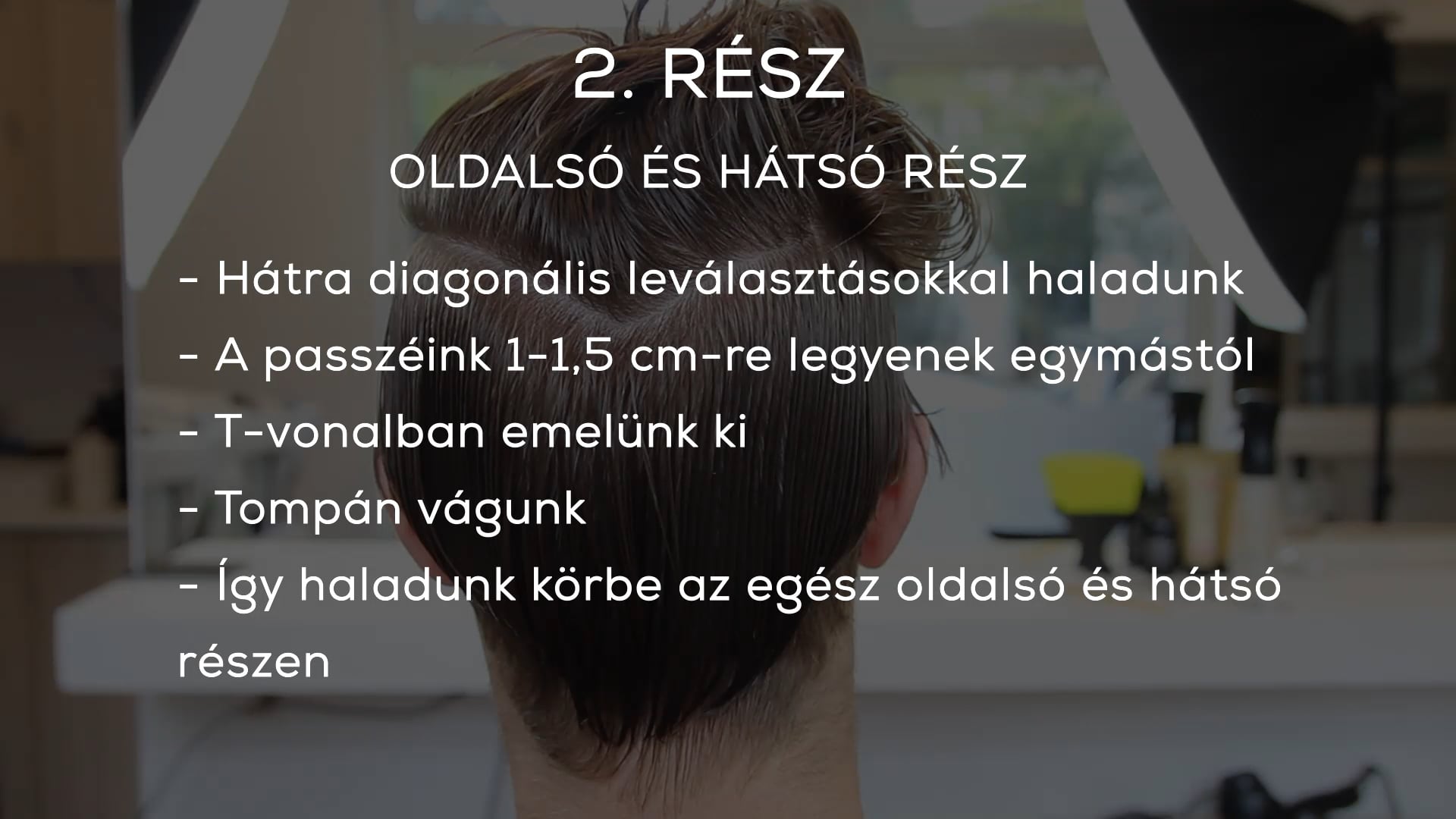 LOOSE rövid laza tincses forma 2. rész