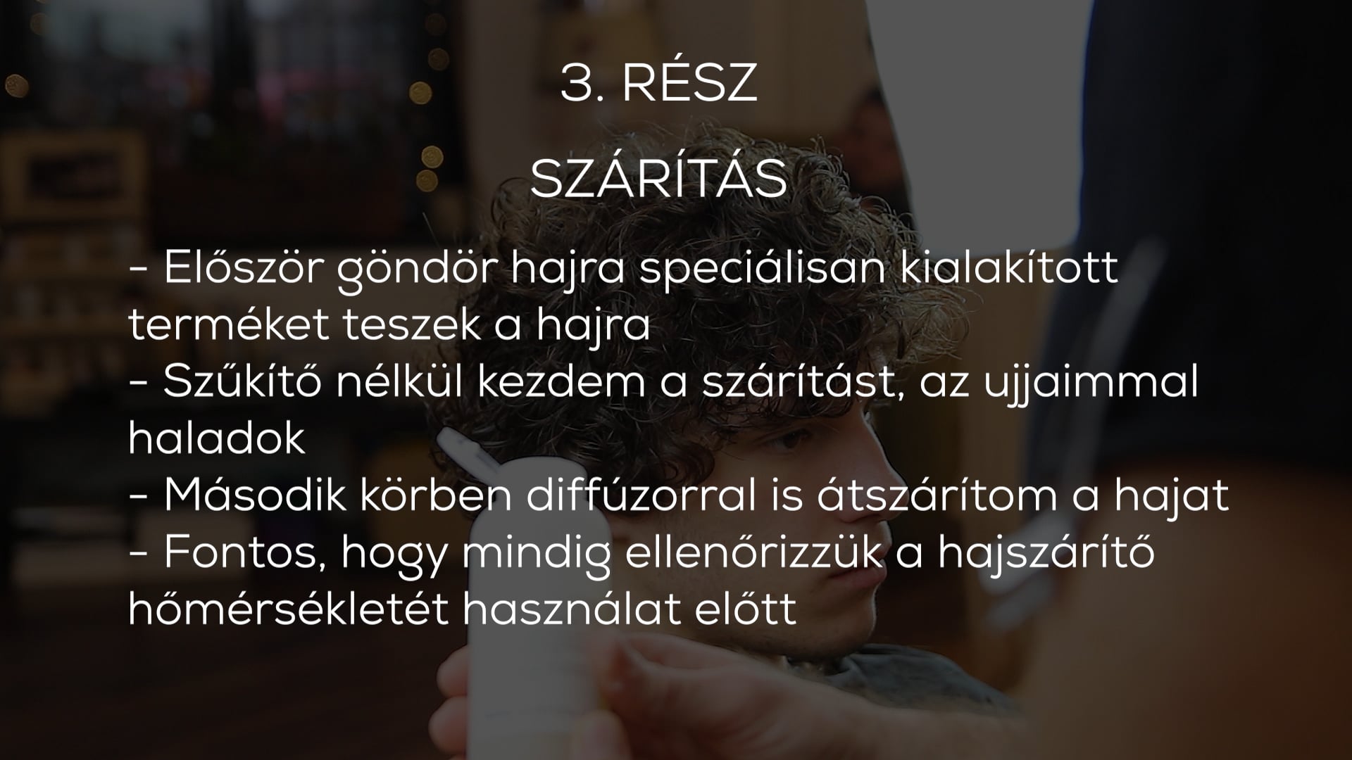 CURLMAN 1 laza félhosszú forma 3. rész