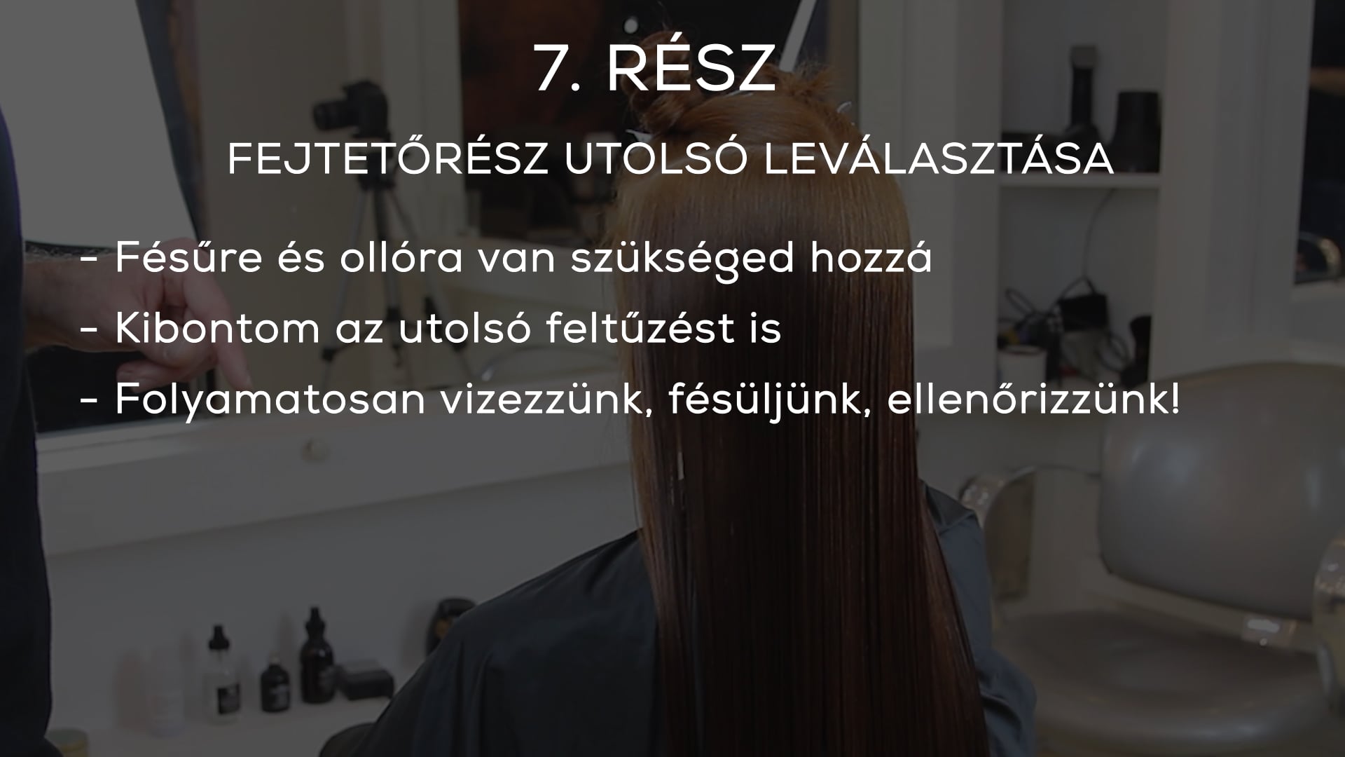 SLEEK 1 hátul egyenes egyhosszú forma 7. rész
