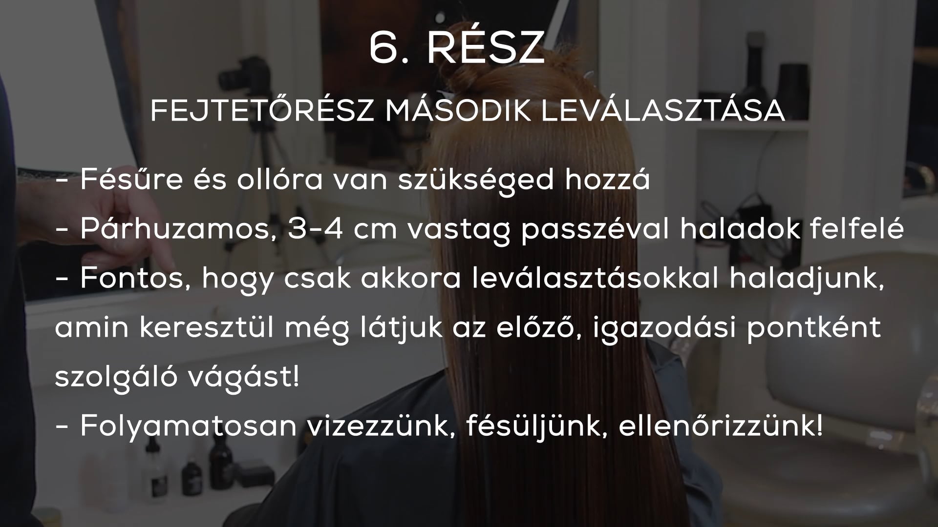 SLEEK 1 hátul egyenes egyhosszú forma 6. rész