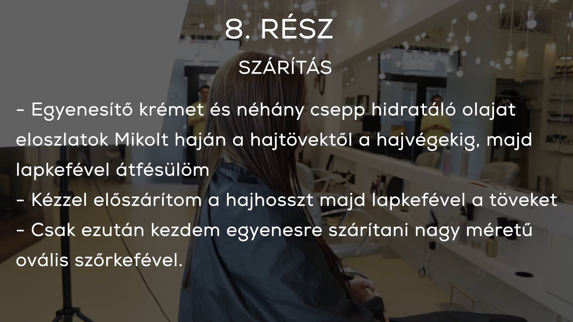 SLEEK 1 hátul egyenes egyhosszú forma 8. rész