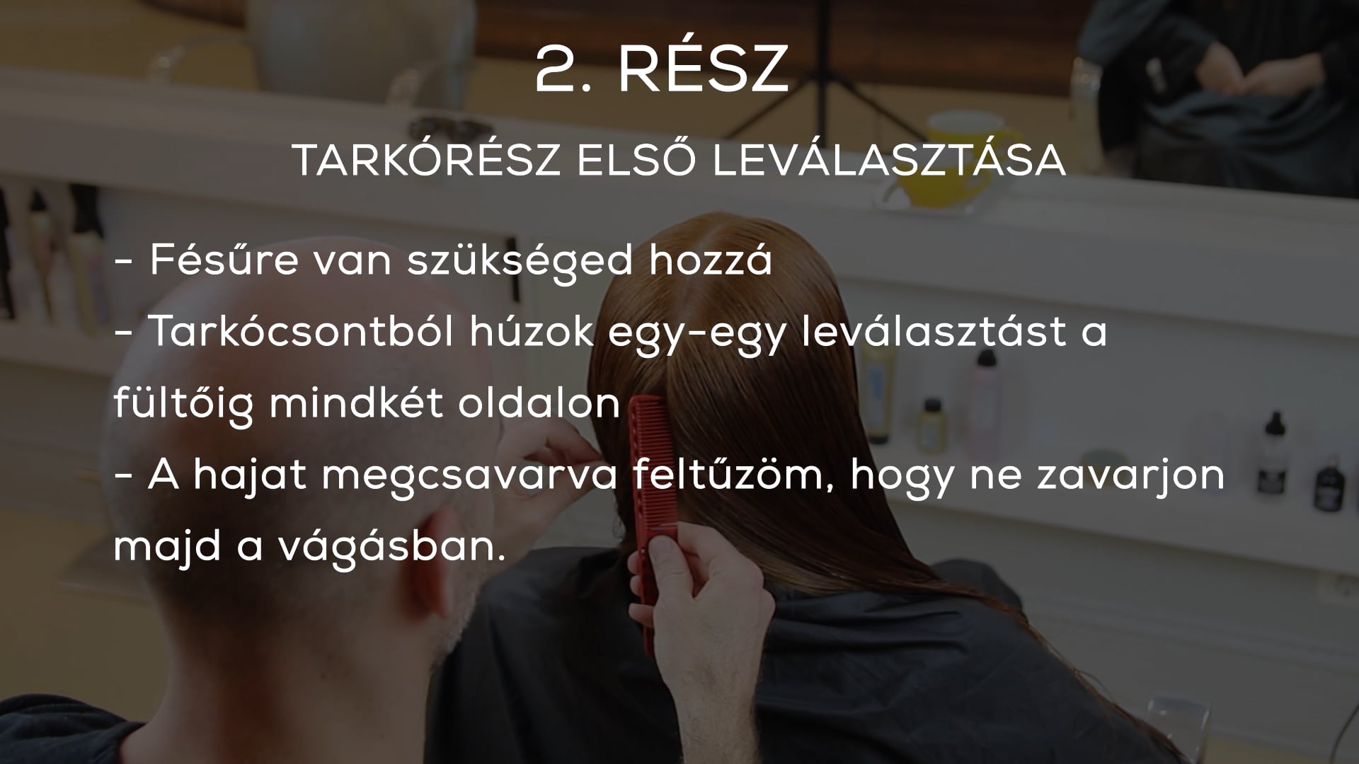 SLEEK 1 hátul egyenes egyhosszú forma 2. rész