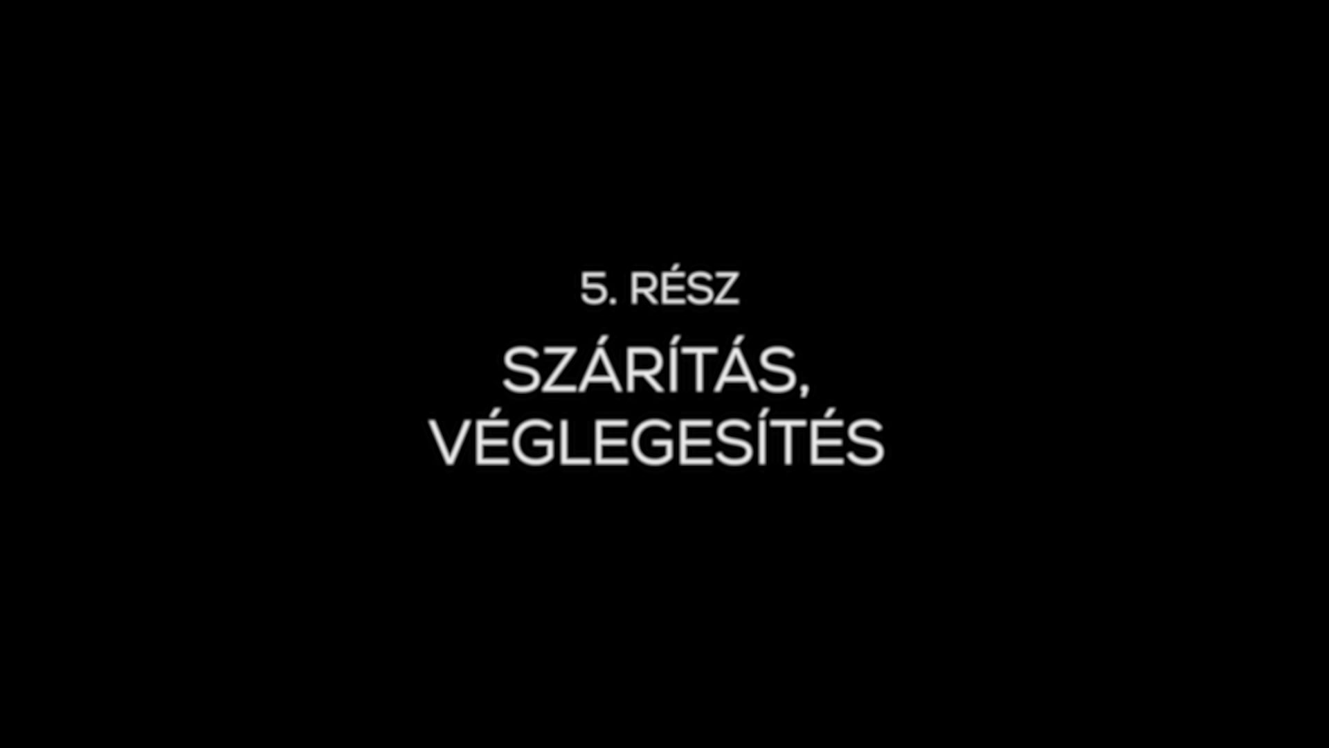 LIGHT 1 hosszú V-alakú forma 5. rész