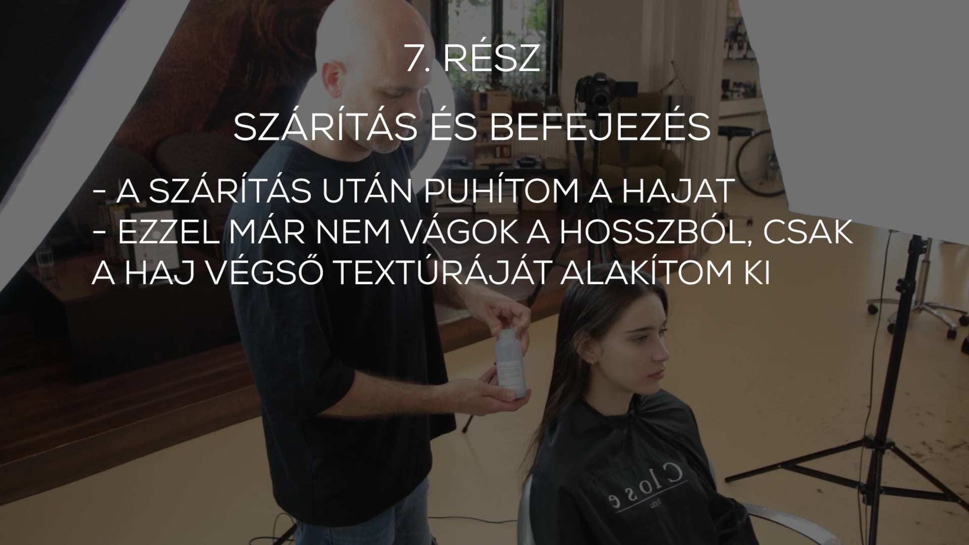 LIGHT 2 hosszú U-alakú forma – Szárítás és befejezés